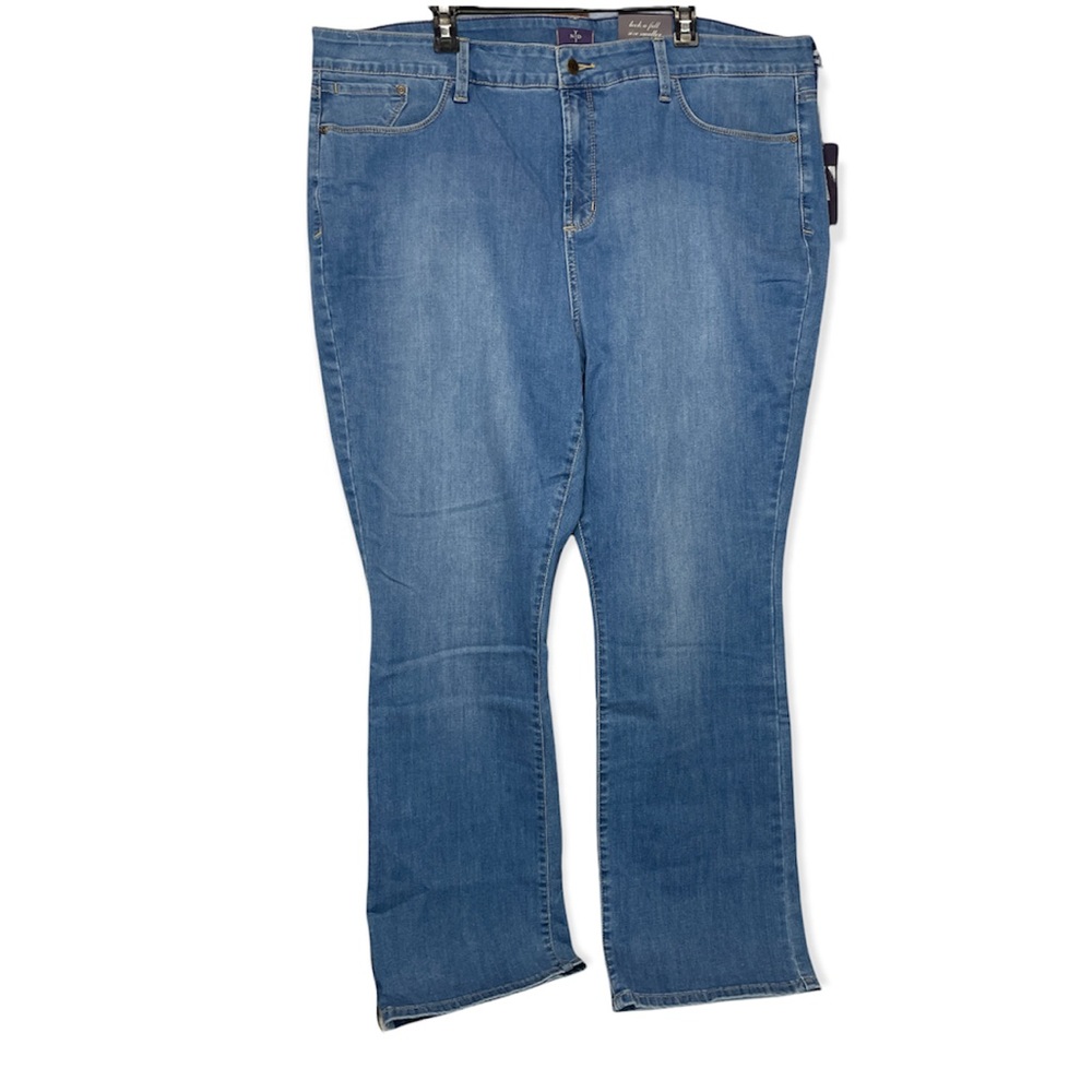 NYDJ Mini Boot Medium Wash High Rise Jeans Size 24W - Picture 1 of 10
